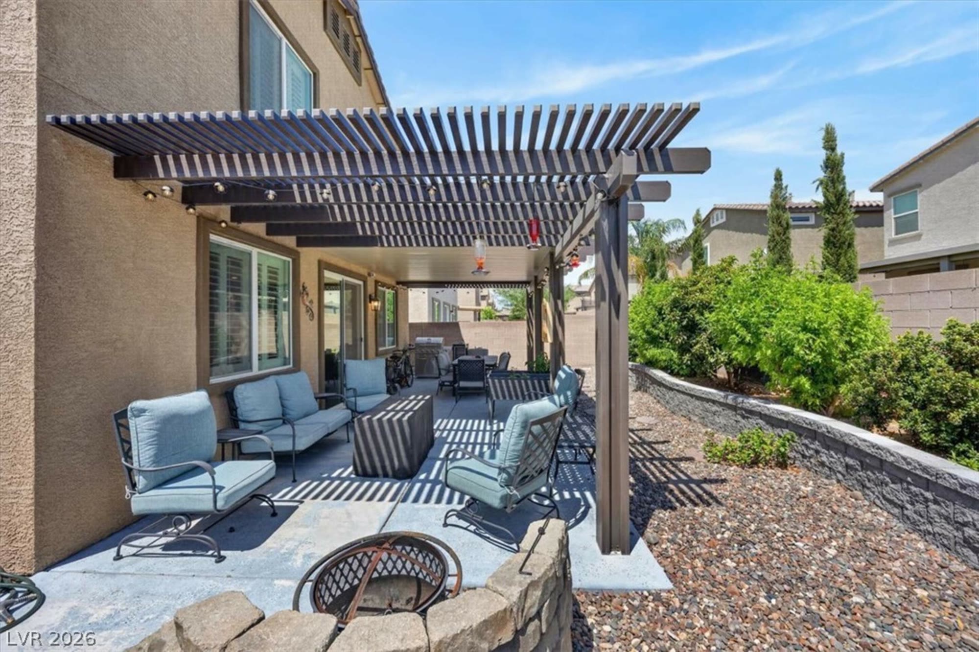 Covered patio