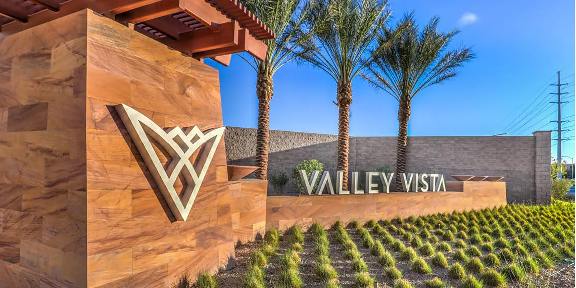 Valley Vista entry monument